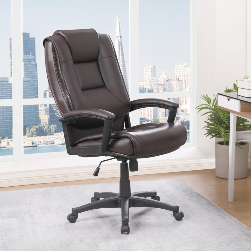 Chaise de cadre ergonomique, Brun