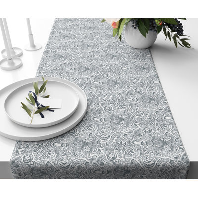 Indian Light Grey - William Morris Table Runner