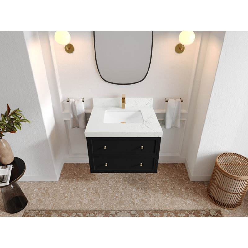 Ensemble de meuble-lavabo simple flottant 30 po Roswell, Empira