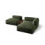 Bedar 2 Seater Velvet Corner Sofa -2138193507