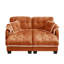 Canapé en forme de U en chenille avec 4 coussins, repose-pieds mobile et garniture capitonnée matelassée à conception ergonomique, canapé à assise profonde facile à assembler pour le salon-134545873-134545874