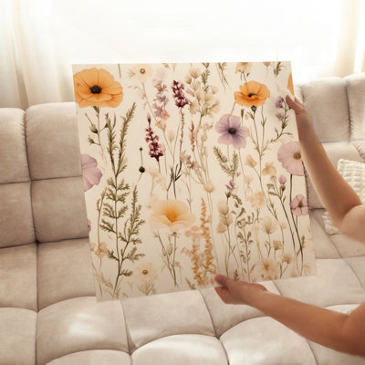 «Botanical Blossom Symphony Cottage», reproduction d'art non encadrée