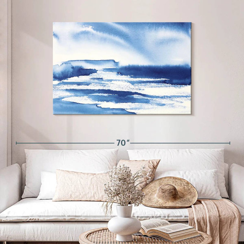 Avery Ocean Blue I, 30" H x 45" W