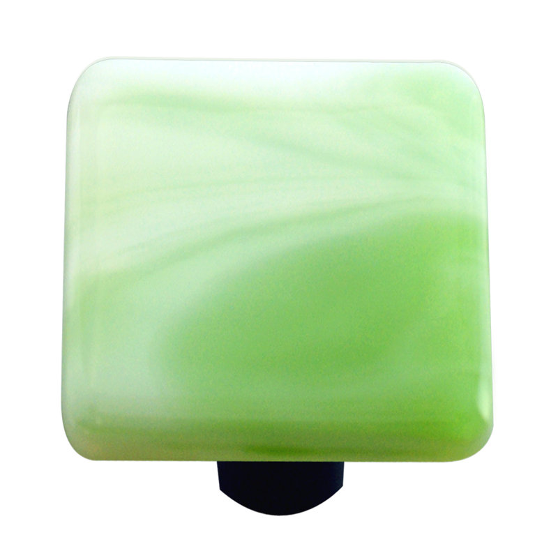 Bharat 1 1/2" Length Square Knob, Black