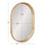 Miroir plat en bois massif Roberts-862059504