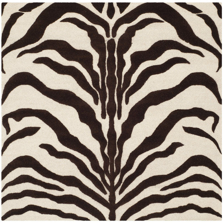 Cambridge Hand Tufted Wool Animal Print Rug