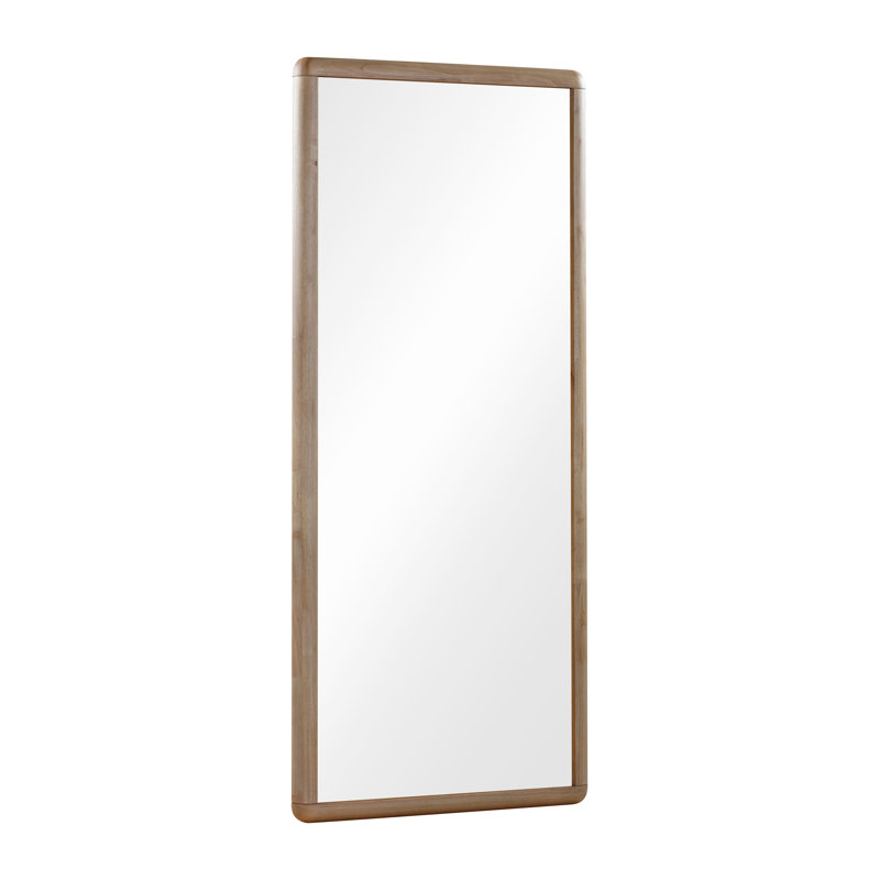 Miroir de plancher en bois gingembre Bemment Furano