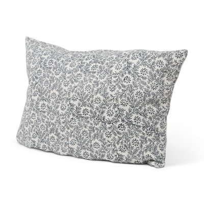 Housse de coussin rectangulaire en lin Eula