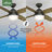 Dempsey 52" 4 - Blade Contemporary Indoor Ceiling Fan with Lights and Remote-56046646