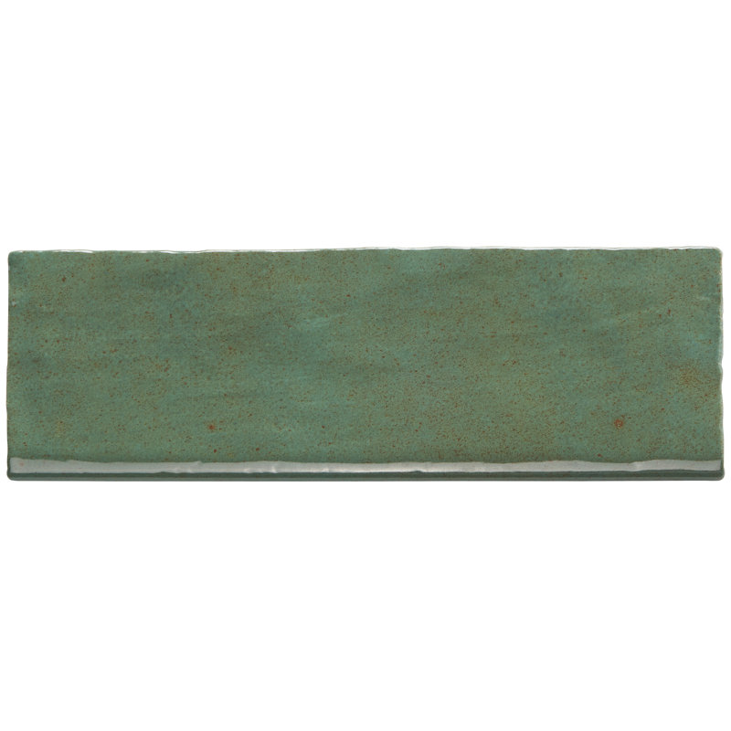 Kingston Green 3x8 Ceramic Bullnose Tile Trim