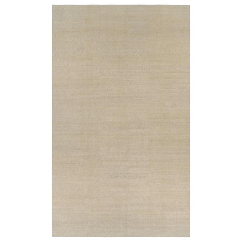 Rug & Kilim’S Oversized Contemporary Textural Solid Rug In Beige Tones