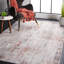 Tapis rouille / gris Vogue 117-954703051