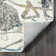 ARTWRKS Abstract Area Rug in Blues and Grays