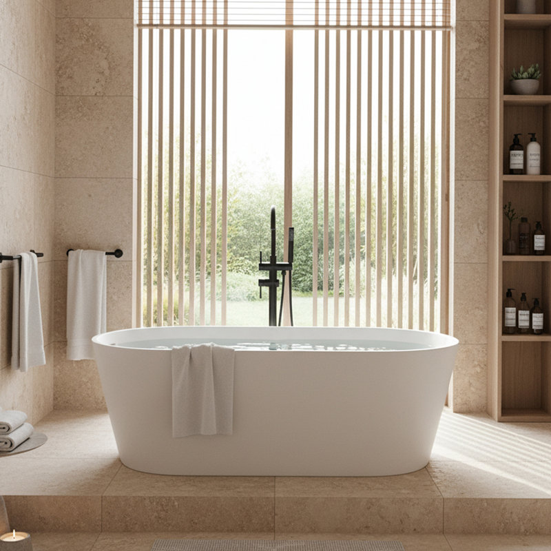 Baignoire autoportante 59 "x 27,56"