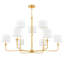 Paramus 8 Light Chandelier-250387310