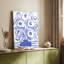 Fleurs bleues brossées I - galerie Cavas sur mesure-200210351
