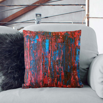 Abstract Square Throw Cushion