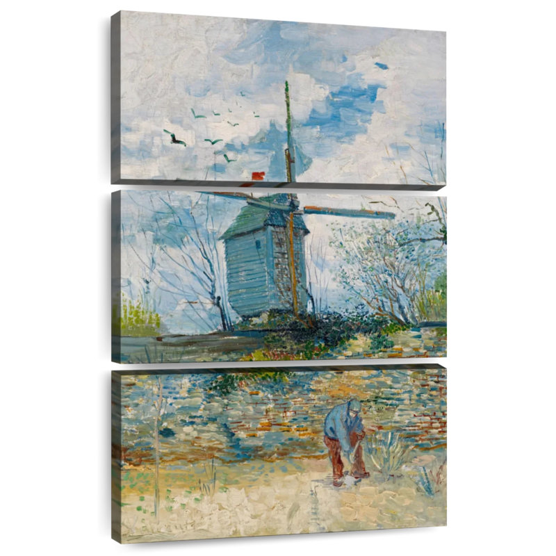 Le Moulin de la Galette 1886 II, H 32 po x l 20 po