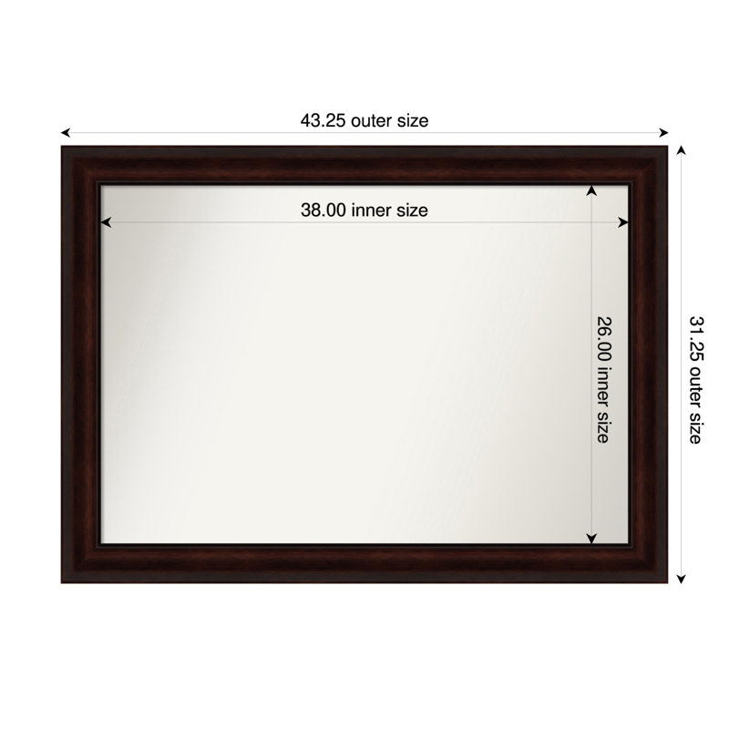 Miroir mural Nathian, 31,25 po x 43,25 po