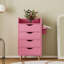 Armoire de rangement pour salon à 4 niveaux, équipement d'organisation de coiffeuse pour salon de coiffure, ensemble de coiffeuse avec 2 supports pour sèche-cheveux, 4 tiroirs et pieds de table surélevés-99402085