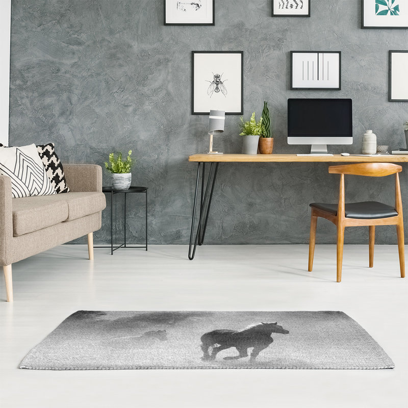 Tapis gris en gallille, Rectangle 2 pi x 3 pi