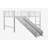 Eliud Kids Twin Loft Bed with Slide-218847147