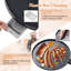 Barbecue électrique électrique 1350W antiadhésif à 4 températures pour le camping extérieur - rouge