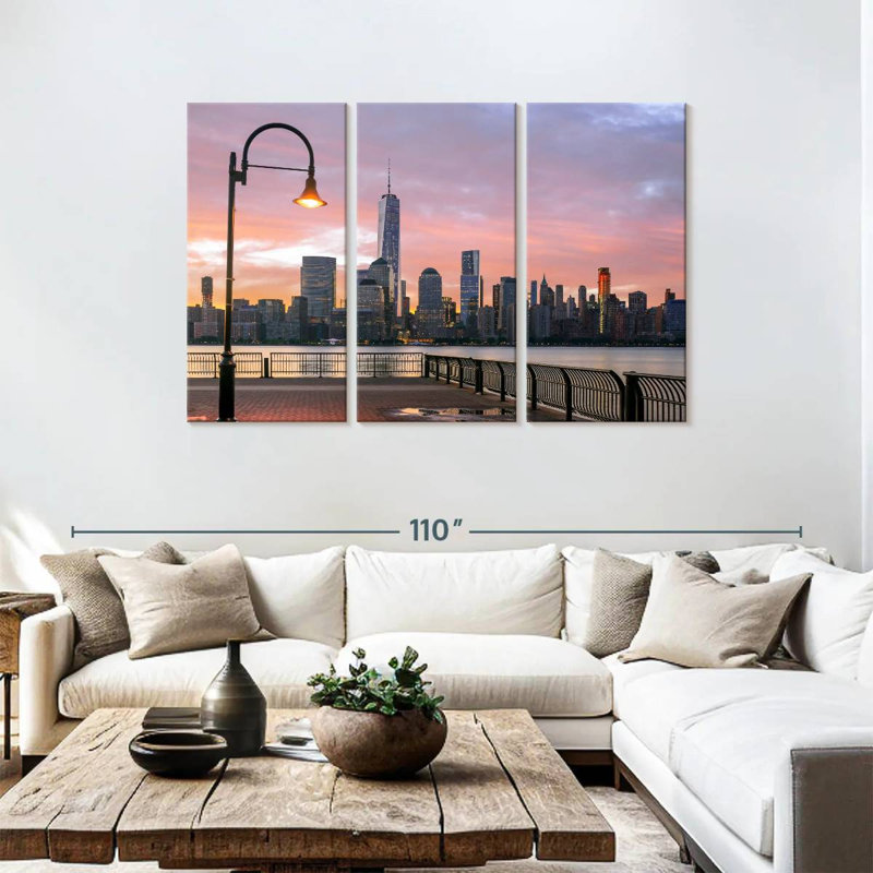 Sireci Illuminated New York Sireci, 48" H x 74" W