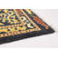 Tapis unique en laine noué à la main style bosses des années 2010 noir et brun 6 pi 6 po x 8 pi 9 po Laurius