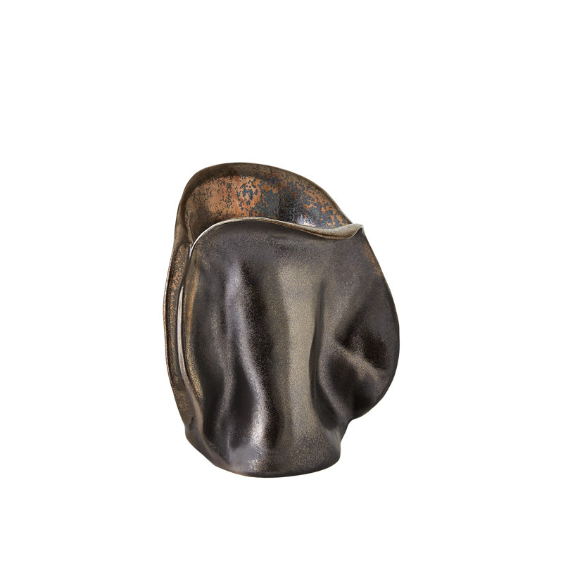Large Bronze Handcrafted Ceramic Decorative Vase