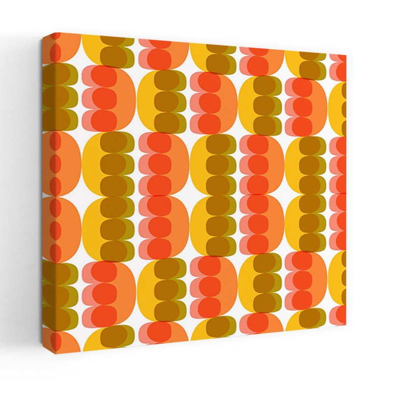 Atomic Art 1, art abstrait contemporain, H 18 po x l 18 po