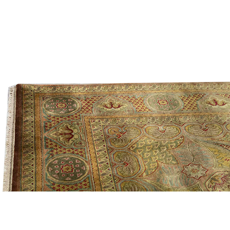 Avalon Wool Oriental Area Rug in Brown
