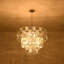 Lustre rond à 11 lumières avec cristal