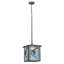 Luminaire suspendu rectangulaire 1 lumières lanterne Whispering