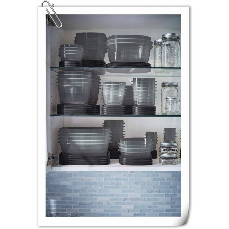Dhru Plastic Food Storage Container - Set of 21 Containers and Lids