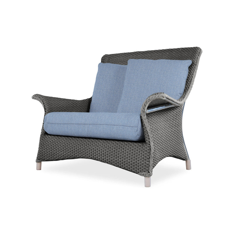 Mandalay Outdoor Lounge Chair, Demo Skyway, Hickory