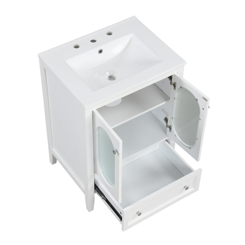 Base de meuble-lavabo simple 24 po seulement