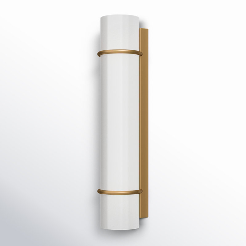 Romaine Dimmable LED Vanity Light, Brushed Brass