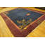 Antique Art Deco Room Size Wool Fuschia, Navy Rug