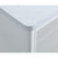 Ensemble de meuble-lavabo autoportant blanc 36 po avec 2 ensembles de poignées et plateau en marbre d'ingénierie entièrement assemblé