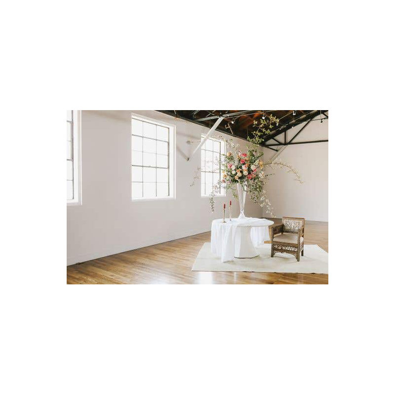 Vase de table en verre
