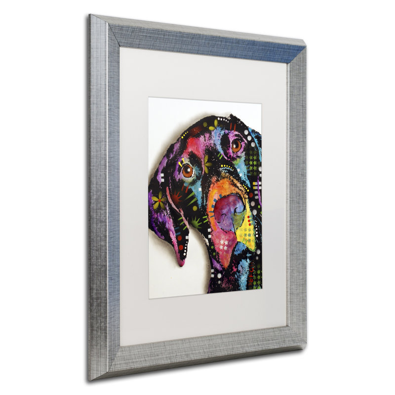 " Pointer " by Dean Russo, 14" H x 11" W x 0.5" D, Silver