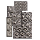 Cedar Creek 4 Piece Espresso Area Rug Set