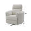 Fauteuil inclinable et oscillant pivotant l 40 po Ilyaz-1408281793