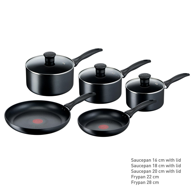5 - Piece Non-Stick Aluminum Cookware Set