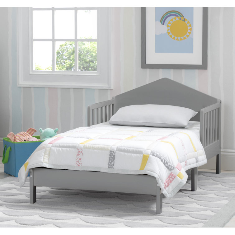 Delta Children Homestead Toddler Bed - Greenguard Gold Certified, Grey
