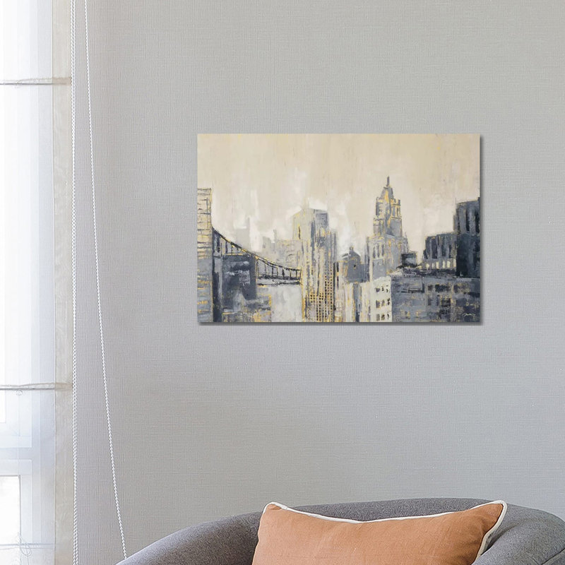Metropolis by Liz Jardine - Wrapped Canvas Painting, 66.04 cm H x 45.72 cm W x 1.91 cm D