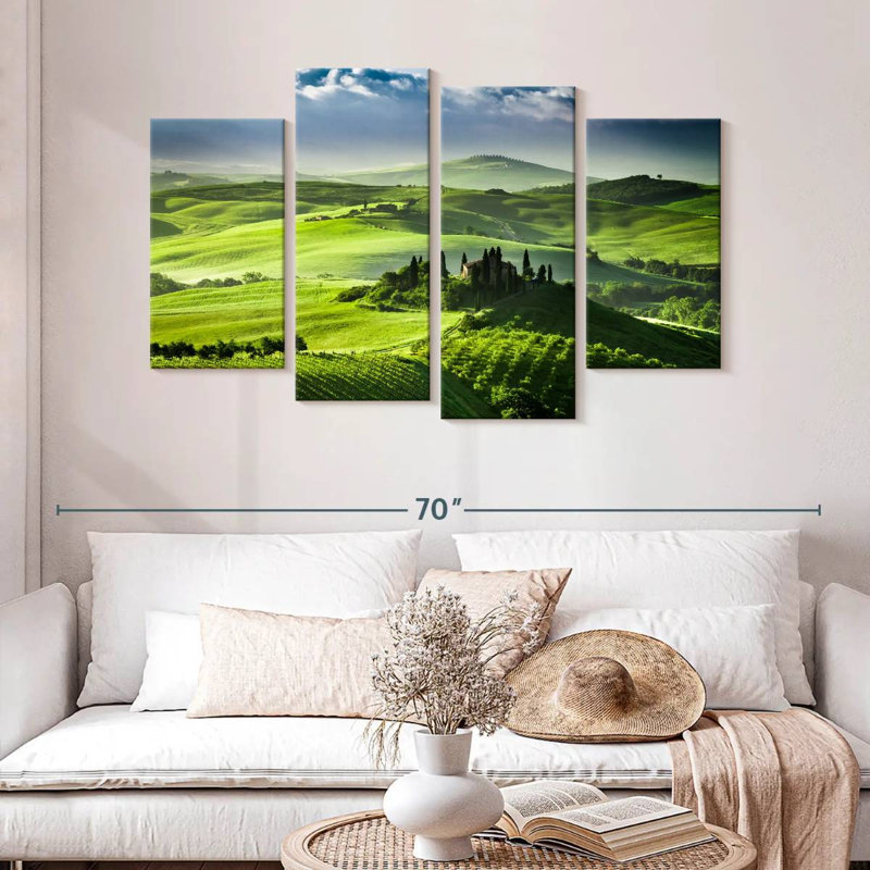 Vallée d'Alvord San Quirico D'Orcia, H 32 po x l 52 po