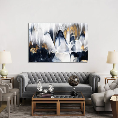 Abstract Flow II by Elisabeth Fredriksson - Print on Canvas