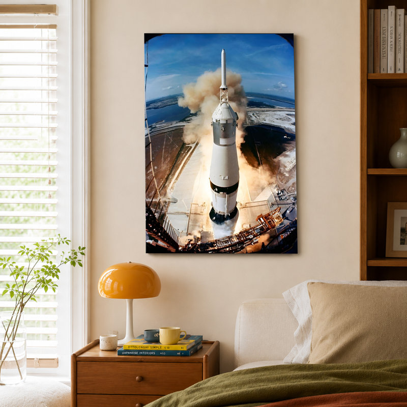 Lancement de fusée lourde Apollo 11, affiche HD, 12x18inch, Artwork Design-1
